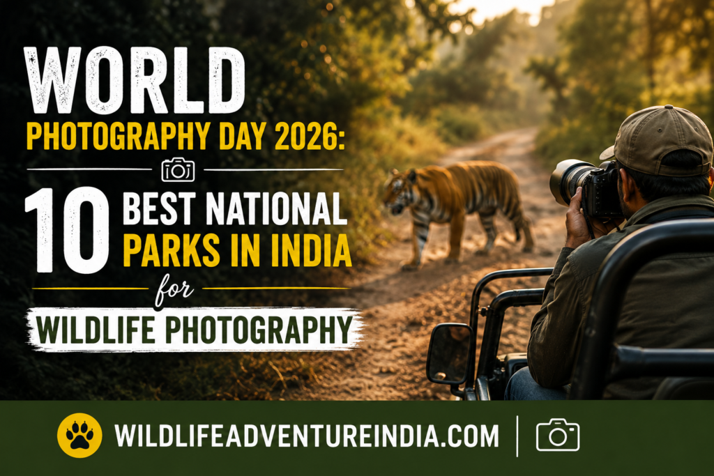 World Photography Day 2026 10 Best National Parks in India for Wildlife Photography
