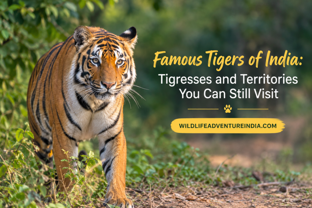 Famous Tigers of India Tigresses and Territories You Can Still Visit